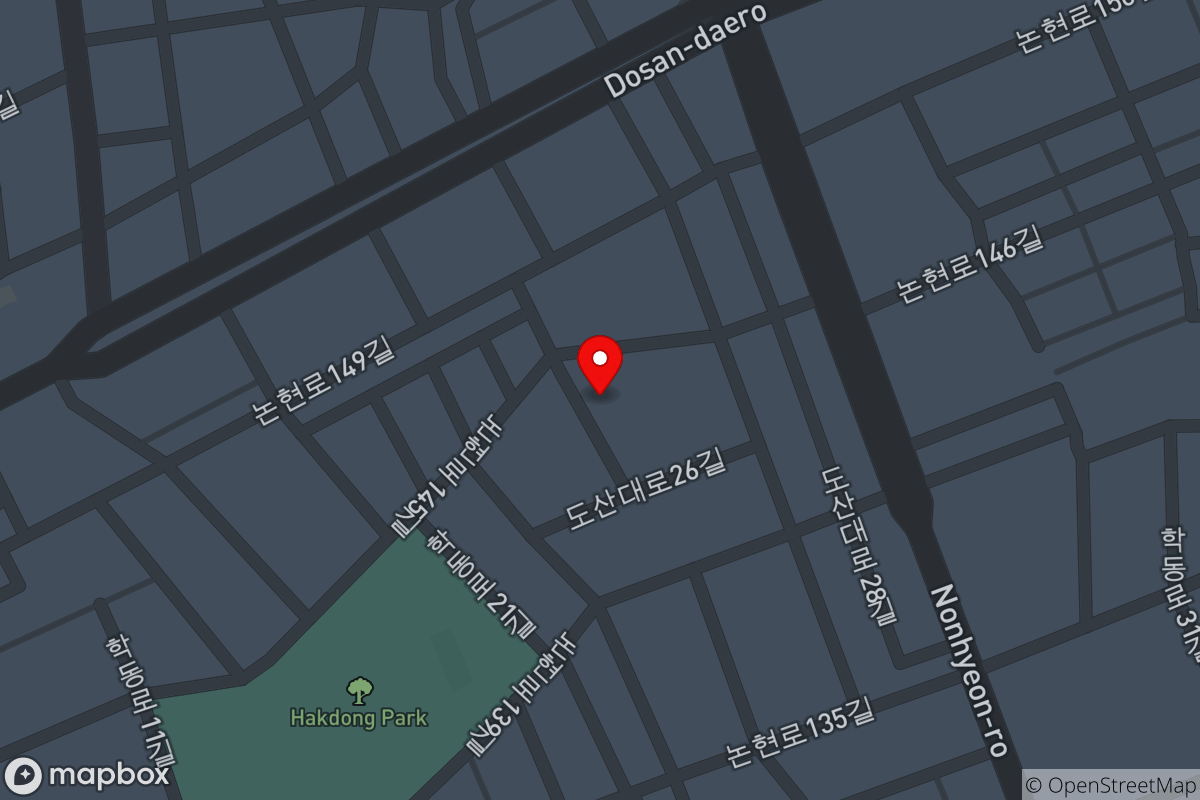 Wonderboys Korea's HQ location on the map